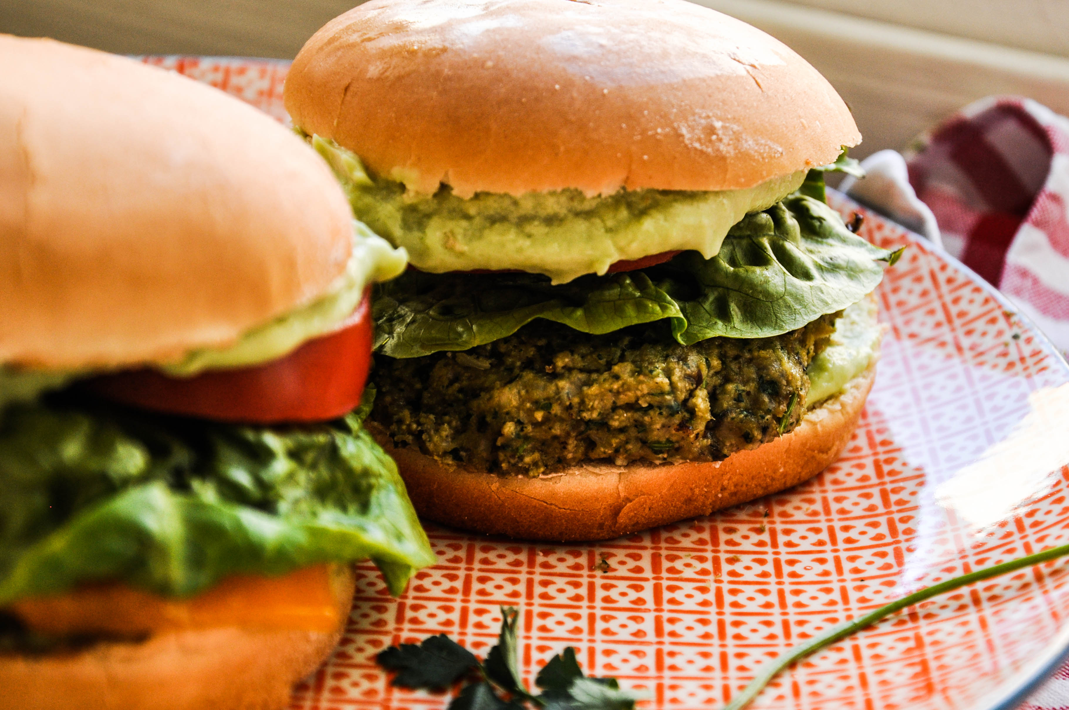 Auberginen Burger