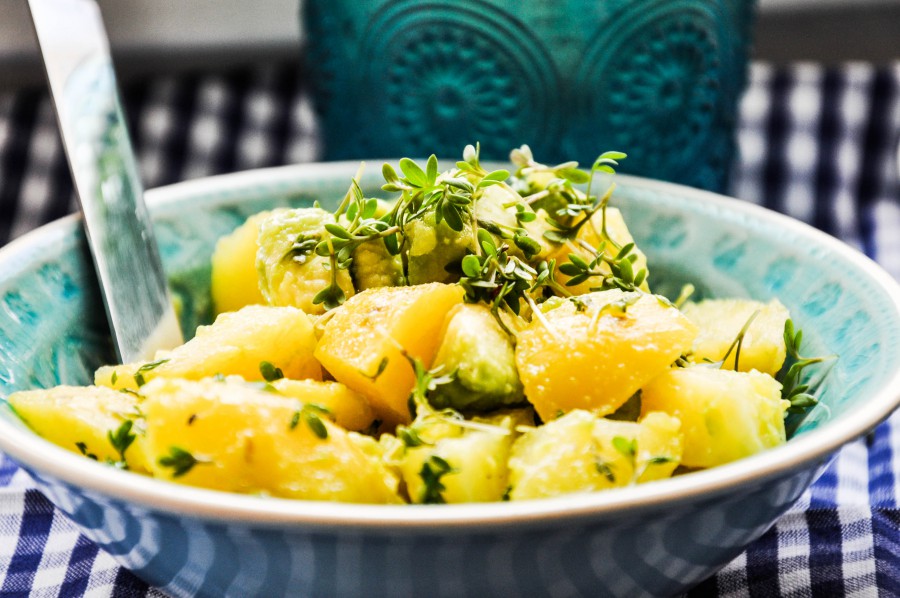 Tiny Spoon Rezepte - Kartoffel-Avocado-Salat