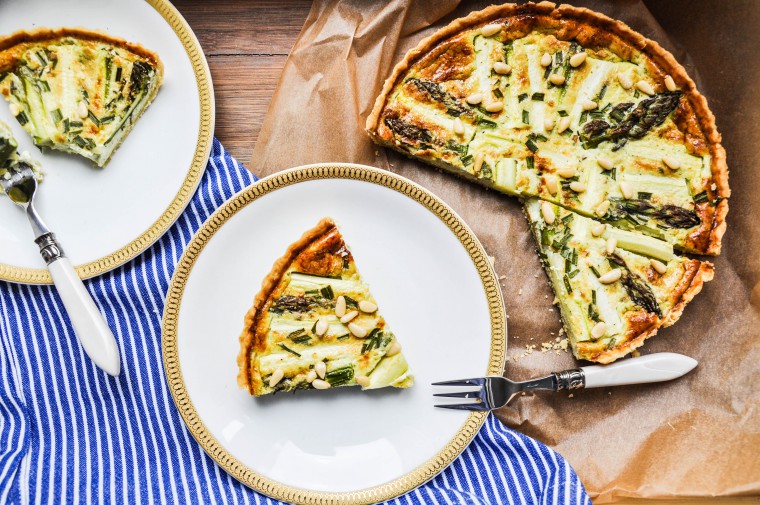 Tiny Spoon - Spargelquiche mit Pesto