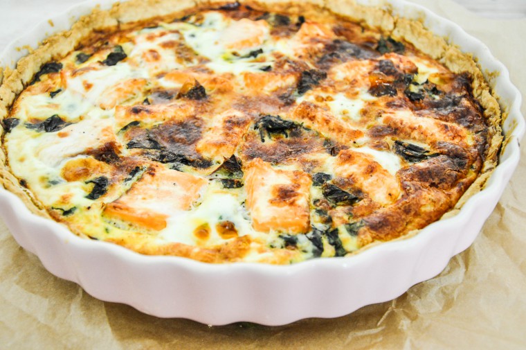 Tiny Spoon - Lachs-Mangold-Quiche