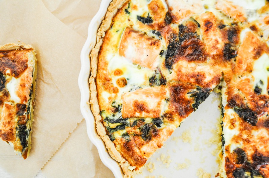 Lachs-Mangold-Quiche • Tiny Spoon