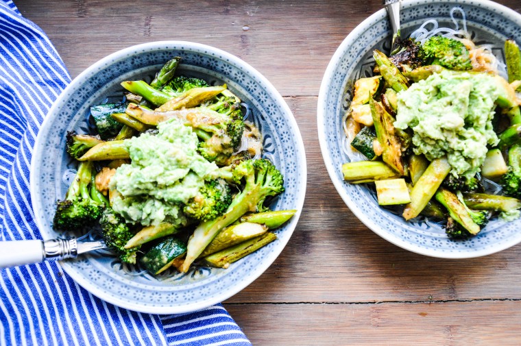 Tiny Spoon - Green Bowl mit Glasnudeln & Erdnusssauce