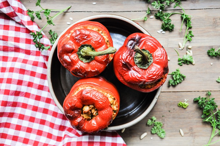 Tiny Spoon - Vegetarisch gefüllte Paprika