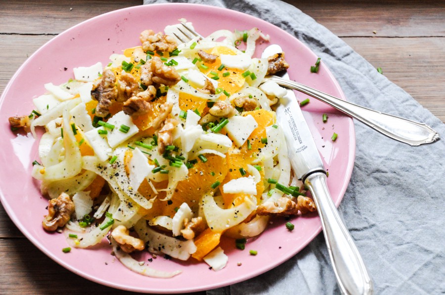 Tiny Spoon Rezepte - Fenchel-Orangen-Salat