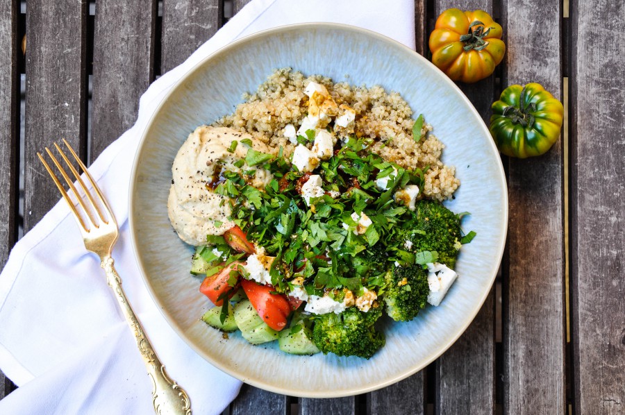 Tiny Spoon Rezepte - Griechische Quinoa-Bowl