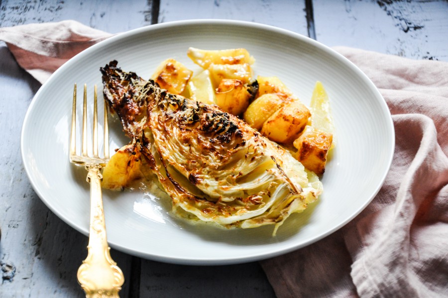 Tiny Spoon Rezepte - Spitzkohl aus dem Ofen